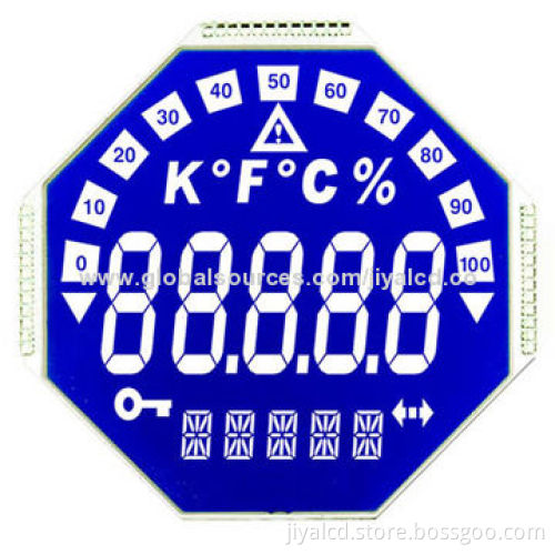Segment LCD Panel, Meters and Instrument Display, STN, FSTN-Positive-Transflective